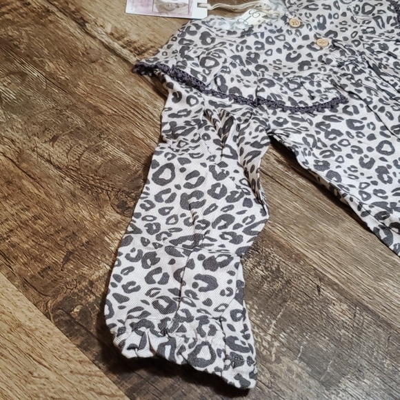 NWT 3T Toddler Girl Jessica Simpson Leopard outfit - Picture 6 of 14